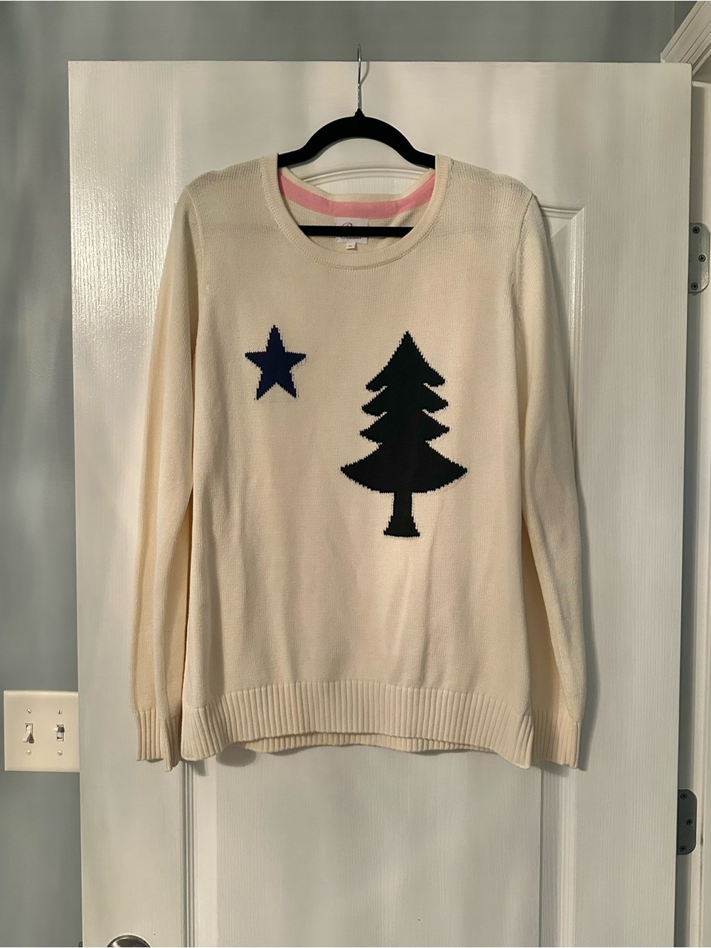 Pink Pineapple Old Maine FlagSweater-NEW